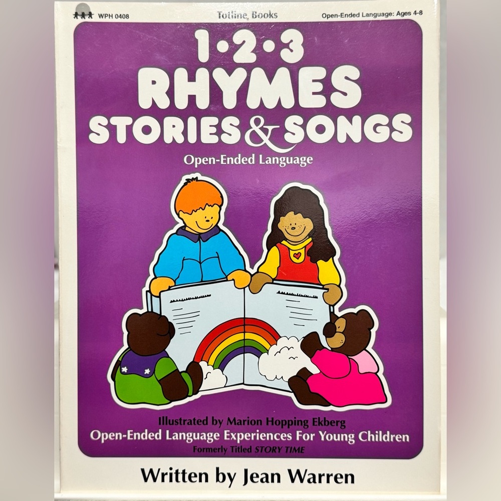 Totline Books 1-2-3 Rhymes Stories & Songs (1992)